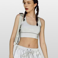Бра KELME Sports Bra Silver - Бра KELME Sports Bra Silver