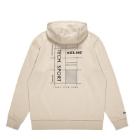 Худи KELME Fleece Hooded Sweatshirt Beige - Худи KELME Fleece Hooded Sweatshirt Beige
