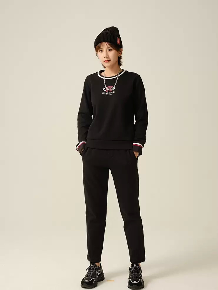 Свитшот KELME Round Neck Sweater Black