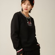 Свитшот KELME Round Neck Sweater Black - Свитшот KELME Round Neck Sweater Black