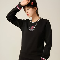 Свитшот KELME Round Neck Sweater Black - Свитшот KELME Round Neck Sweater Black