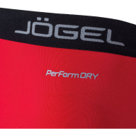 Тайтсы компрессионные JOGEL CAMP PerFormDRY Tight 3/4, красный - Тайтсы компрессионные JOGEL CAMP PerFormDRY Tight 3/4, красный