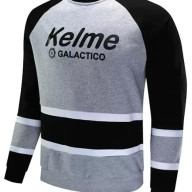 Свитшот KELME Men's Round Neck Sweater (Black/Grey) - Свитшот KELME Men's Round Neck Sweater (Black/Grey)