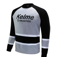 Свитшот KELME Men's Round Neck Sweater (Black/Grey) - Свитшот KELME Men's Round Neck Sweater (Black/Grey)
