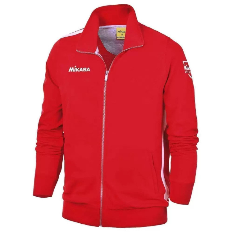 Куртка от костюма MIKASA MT537-01-3XL, р.3XL, 70% хлопок, 30% полиэстер, красный