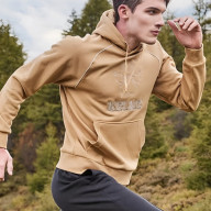 Худи KELME Fleece Hooded Sweatshirt Brown - Худи KELME Fleece Hooded Sweatshirt Brown