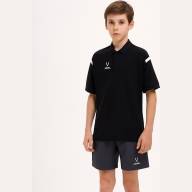 Поло JOGEL CAMP 2 Poly Polo, черный - Поло JOGEL CAMP 2 Poly Polo, черный