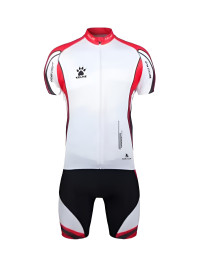 Велосипедный костюм KELME Men's Full Cardigan Suit (White/Black)