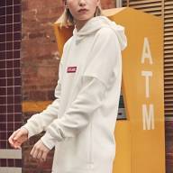 Худи KELME Women's Long Sweater White - Худи KELME Women's Long Sweater White