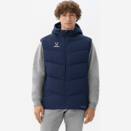 Жилет утепленный c капюшоном JOGEL ESSENTIAL PerFormPROOF Padded Hooded Vest, темно-синий - Жилет утепленный c капюшоном JOGEL ESSENTIAL PerFormPROOF Padded Hooded Vest, темно-синий