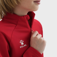 Детская олимпийка KELME Children's Pullover (plus Fleece) Red - Детская олимпийка KELME Children's Pullover (plus Fleece) Red