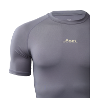 Футболка компрессионная с коротким рукавом JOGEL Camp PerFormDRY Top SS, темно-серый - downloaded from prime-sport.ru