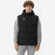 Жилет утепленный c капюшоном JOGEL ESSENTIAL PerFormPROOF Padded Hooded Vest, черный - Жилет утепленный c капюшоном JOGEL ESSENTIAL PerFormPROOF Padded Hooded Vest, черный