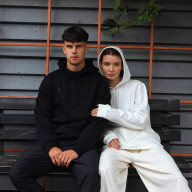 Худи KELME Fleece Hooded Sweatshirt White - Худи KELME Fleece Hooded Sweatshirt White