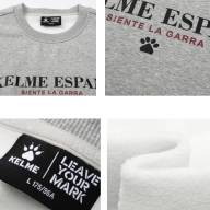 Свитшот KELME Fleece Crew Neck Sweatshirt Grey - Свитшот KELME Fleece Crew Neck Sweatshirt Grey