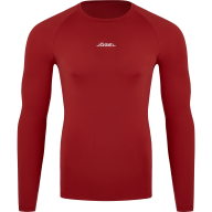 Футболка компрессионная с длинным рукавом JÖGEL CAMP PerFormDRY Baselayer LS Tee, гранатовый - Футболка компрессионная с длинным рукавом JÖGEL CAMP PerFormDRY Baselayer LS Tee, гранатовый