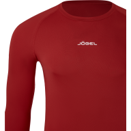 Футболка компрессионная с длинным рукавом JÖGEL CAMP PerFormDRY Baselayer LS Tee, гранатовый - Футболка компрессионная с длинным рукавом JÖGEL CAMP PerFormDRY Baselayer LS Tee, гранатовый
