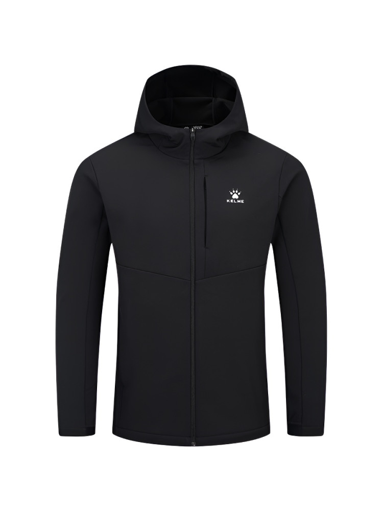 Демисезонная куртка KELME Woven Jacket (hooded) Black
