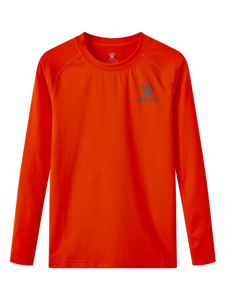 Детское термобелье (верх) KELME Tech Fit Long Sleeve (Thin) Kids Orange