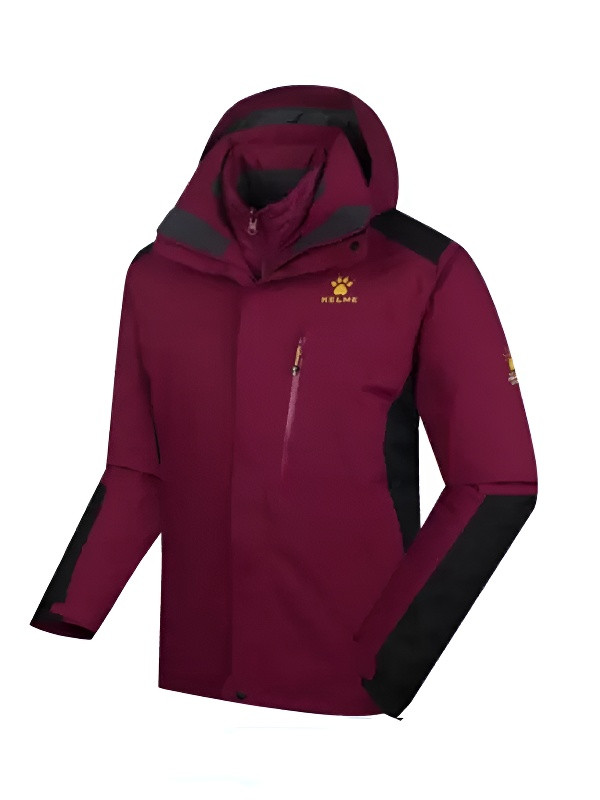 Куртка утепленная KELME Men's Jacket (Two-Piece Suit) Burgundy