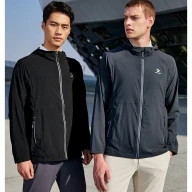 Ветровка KELME Thin Trench Coat Dark Blue - Ветровка KELME Thin Trench Coat Dark Blue