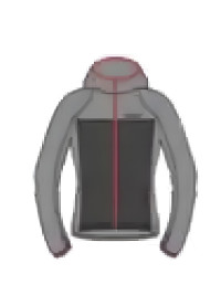 Толстовка KELME Women's Training Jacket (Grey/Dark Grey)