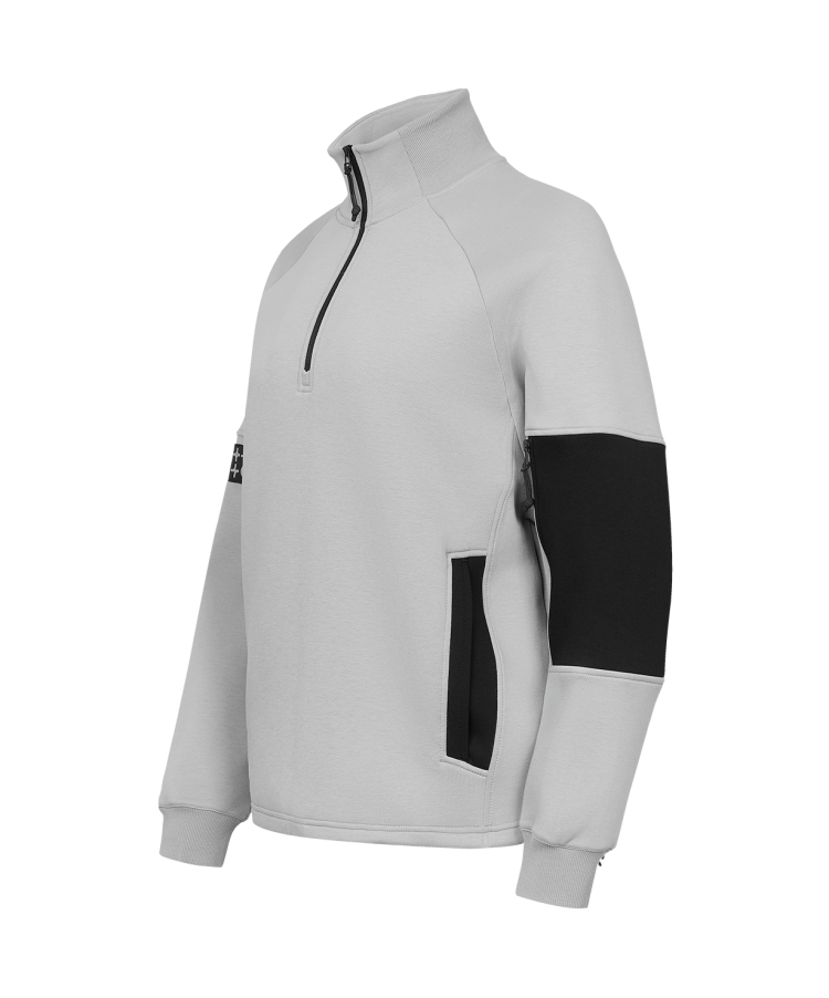 Свитшот на молнии 1/4 JOGEL Power Inside Sweatshirt W Relaxed Fit, серый