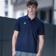 Футболка-поло KELME Short Sleeve Polo Shirt Blue - Футболка-поло KELME Short Sleeve Polo Shirt Blue