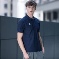 Футболка-поло KELME Short Sleeve Polo Shirt Blue - Футболка-поло KELME Short Sleeve Polo Shirt Blue