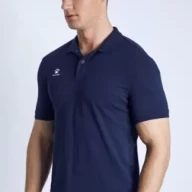 Футболка-поло KELME Short Sleeve Polo Shirt Blue - Футболка-поло KELME Short Sleeve Polo Shirt Blue