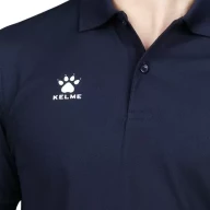 Футболка-поло KELME Short Sleeve Polo Shirt Blue - Футболка-поло KELME Short Sleeve Polo Shirt Blue