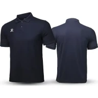 Футболка-поло KELME Short Sleeve Polo Shirt Blue - Футболка-поло KELME Short Sleeve Polo Shirt Blue
