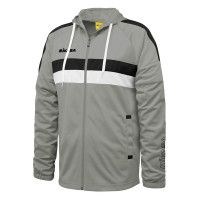 Куртка от костюма с капюшоном MIKASA MT550-0056-2XL, р.2XL, 100% полиэстер, серый