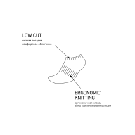 Носки низкие ESSENTIAL Short Casual Socks, меланжевый - downloaded from prime-sport.ru
