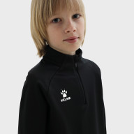 Детская олимпийка KELME Children's Pullover (plus Fleece) Black - Детская олимпийка KELME Children's Pullover (plus Fleece) Black