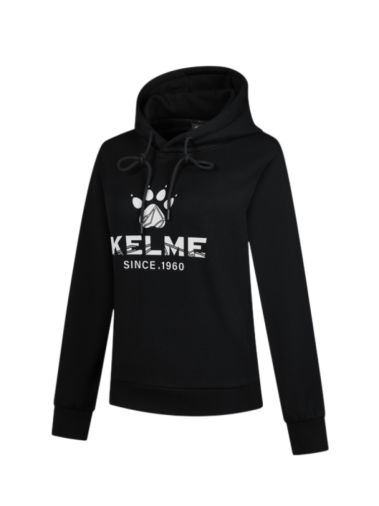Худи KELME Fleece Hooded Sweatshirt Black