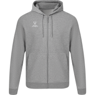 Худи на молнии JOGEL ESSENTIAL Cotton FZ Hoodie, серый меланж - Худи на молнии JOGEL ESSENTIAL Cotton FZ Hoodie, серый меланж