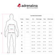 Костюм спортивный +ADRENALINA 3302-023-3XL, р. 3XL, 100% полиэстер, бело-т.синий - Костюм спортивный +ADRENALINA 3302-023-3XL, р. 3XL, 100% полиэстер, бело-т.синий