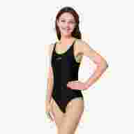 Купальник для плавания Edge Black/Lime, полиамид, подростковый - downloaded from prime-sport.ru