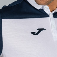Поло JOMA HOBBY Белый-темно синий - Поло JOMA HOBBY Белый-темно синий