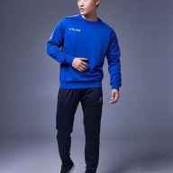 Свитшот KELME Knitted Round Neck Sweater Blue - Свитшот KELME Knitted Round Neck Sweater Blue