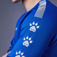 Свитшот KELME Knitted Round Neck Sweater Blue - Свитшот KELME Knitted Round Neck Sweater Blue