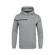 Толстовка KELME Men's Hooded Jacket Grey - Толстовка KELME Men's Hooded Jacket Grey