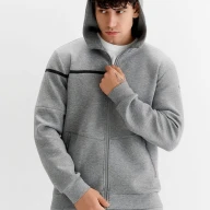 Толстовка KELME Men's Hooded Jacket Grey - Толстовка KELME Men's Hooded Jacket Grey