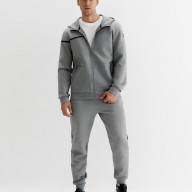 Толстовка KELME Men's Hooded Jacket Grey - Толстовка KELME Men's Hooded Jacket Grey