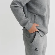 Толстовка KELME Men's Hooded Jacket Grey - Толстовка KELME Men's Hooded Jacket Grey
