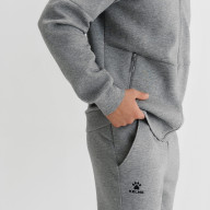Толстовка KELME Men's Hooded Jacket Grey - Толстовка KELME Men's Hooded Jacket Grey