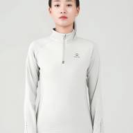 Лонгслив KELME Half Cardigan Long Sleeve T-Shirt Grey - Лонгслив KELME Half Cardigan Long Sleeve T-Shirt Grey