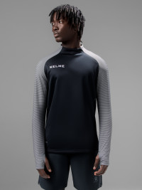 Лонгслив KELME Training Jacket (Black/Dark Grey)