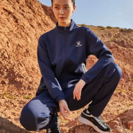 Спортивный костюм KELME Women's Knitted Jacket Suit Dark Blue - Спортивный костюм KELME Women's Knitted Jacket Suit Dark Blue